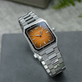 April Pre-Order | Orange Sunrise - Scarifour Rectangular Sports/Dress Watch